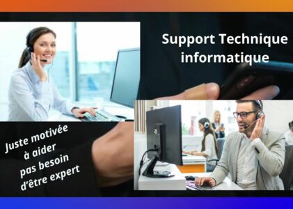 Métiers : Technicien Support informatique