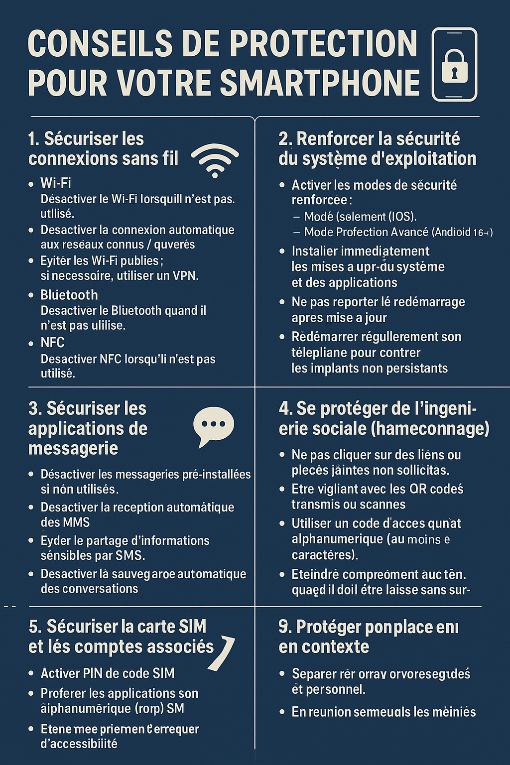 Protéger son smartphone des attaques : La première ligne de défense reste entre nos mains.