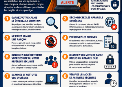 Les 10 commandements à suivre en cas de suspicion de cyberattaque